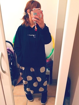 「LIME.INC（ライム）のアイテム」を使った、Sayuさん（レディース・153cm）の冬コーディネート