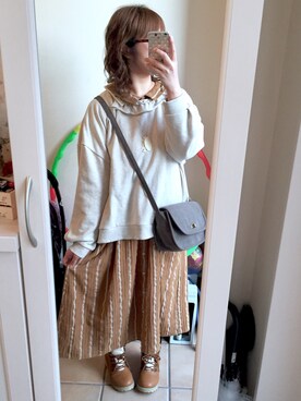 Sayuさん（レディース・153cm）の春コーディネート