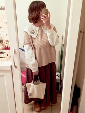 Sayuさん（レディース・153cm）の冬コーディネート