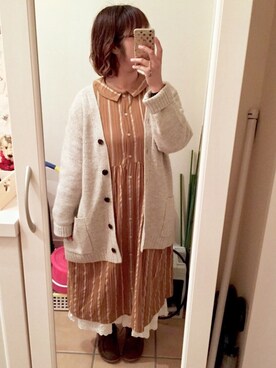 Sayuさん（レディース・153cm）の冬コーディネート