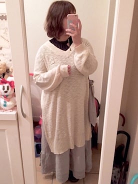 「apres jour（アプレジュール）のアイテム（その他シューズ）」を使った、Sayuさん（レディース・153cm）の春コーディネート