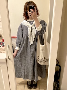 「apres jour（アプレジュール）のアイテム（その他シューズ）」を使った、Sayuさん（レディース・153cm）の春コーディネート