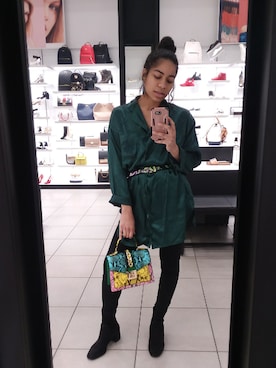 「ALDO（アルド）のアイテム（ブーツ）」を使った、Murdat さん（レディース・163cm）の春コーディネート