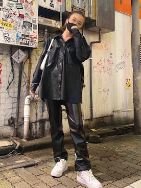 「AF1」｜「アイテム（その他アウター）」を使った、miho_matsuishiさん（レディース・163cm）の秋コーディネート