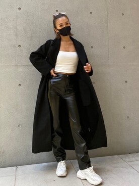 「SHAGGIE（シャギー）のアイテム（ジャケット/アウター）」を使った、miho_matsuishiさん（レディース・163cm）の秋コーディネート