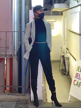 「SHAGGIE（シャギー）のアイテム（ジャケット/アウター）」を使った、miho_matsuishiさん（レディース・163cm）の秋コーディネート