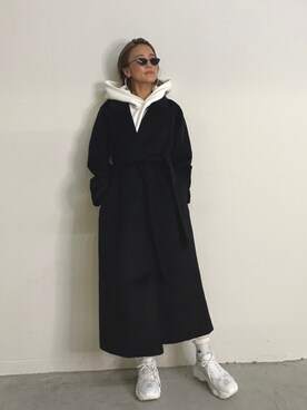 「SHAGGIE（シャギー）のアイテム（ジャケット/アウター）」を使った、miho_matsuishiさん（レディース・163cm）の秋コーディネート