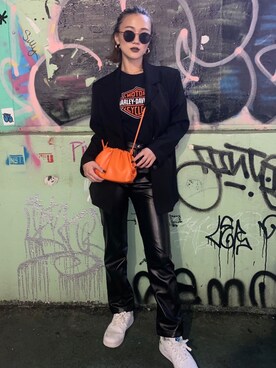 「SHAGGIE（シャギー）のアイテム（ジャケット/アウター）」を使った、miho_matsuishiさん（レディース・163cm）の秋コーディネート
