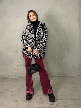 miho_matsuishiさん（レディース・163cm）の冬コーディネート