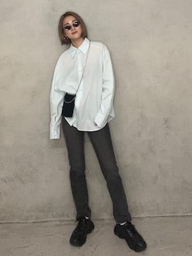 miho_matsuishiさん（レディース・163cm）の冬コーディネート