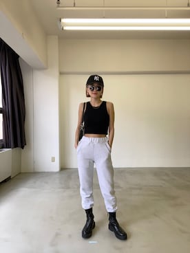 「SHAGGIE（シャギー）のアイテム」を使った、miho_matsuishiさん（レディース・163cm）の春コーディネート