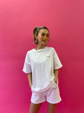 「SHAGGIE（シャギー）のアイテム」を使った、miho_matsuishiさん（レディース・163cm）の春コーディネート