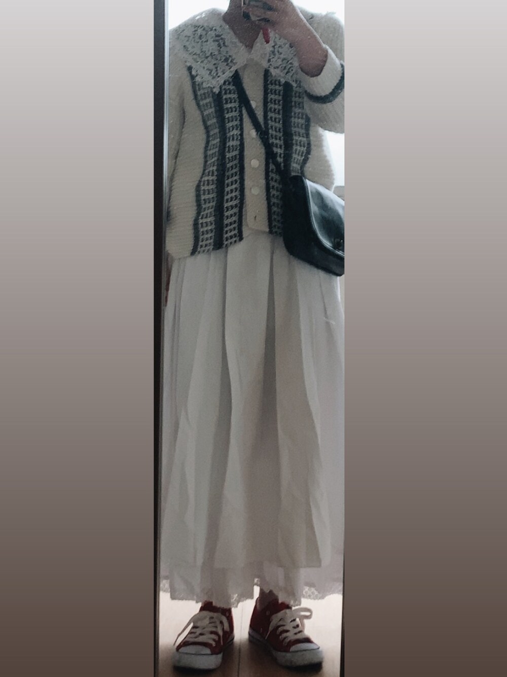 「ヨーロッパ古着、ヨーロッパ、ヴィンテージドレス、vintagedress、vintage、アメリカ古着、アメリカ、used」｜「VINTAGEのアイテム（ドレス、ホワイト系）」を使った、３９さん（レディース・160cm）の春コーディネートの1枚目の写真