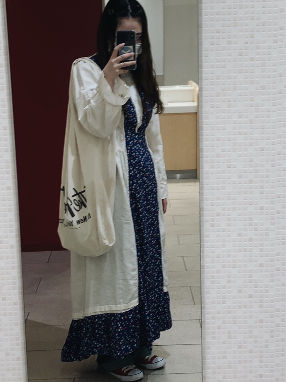 「ヴィンテージ、vintage、古着、アメリカ古着、used」｜「fizz vintageのアイテム（ワンピース/ドレス、ブルー系）」を使った、３９さん（レディース・160cm）の夏コーディネートの1枚目の写真