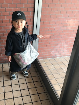 「おんなのこコーデ」｜「アイテム（その他アウター）」を使った、kt.irさん（キッズ・90cm）の春コーディネート
