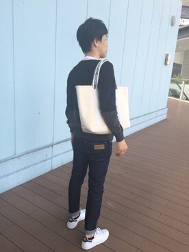 Naoya Satoさん（メンズ・173cm）の秋コーディネート