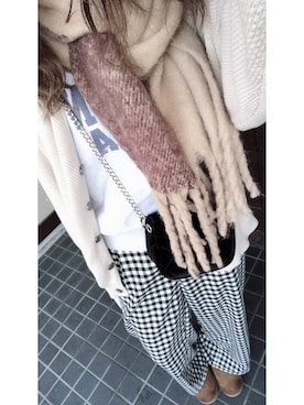 「coen」｜「アイテム（その他シューズ）」を使った、ｎｅｎｅ❁さん（レディース・165cm）の冬コーディネート