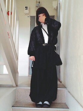 「古着好きな人と繋がりたい」｜「アイテム（バレエシューズ）」を使った、りりなさん（レディース・143cm）の夏コーディネート