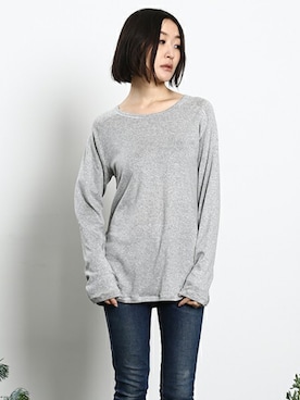 「bodco(ボッコ)のアイテム」を使った、小林布結里さん(レディース・165cm)の冬コーディネート