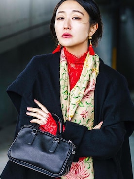 小林布結里さん（レディース・165cm）の冬コーディネート