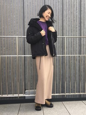 「ASTRAET（アストラット）のアイテム（ジャケット/アウター）」を使った、ryoko kawaiさん（レディース・168cm）の秋コーディネート