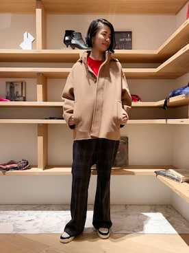 「ASTRAET（アストラット）のアイテム（ジャケット/アウター）」を使った、ryoko kawaiさん（レディース・168cm）の冬コーディネート