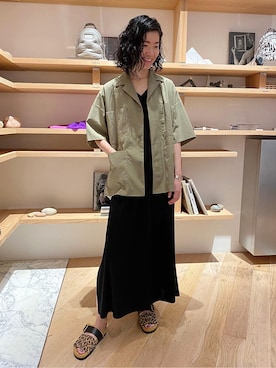 「ASTRAET（アストラット）のアイテム（ワンピース/ドレス）」を使った、ryoko kawaiさん（レディース・168cm）の夏コーディネート