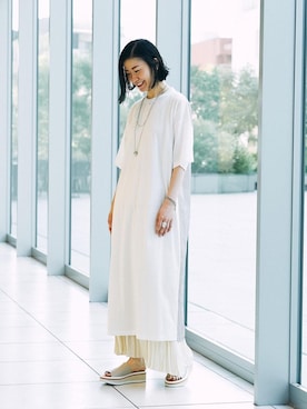 「ASTRAET（アストラット）のアイテム（ワンピース/ドレス）」を使った、ryoko kawaiさん（レディース・168cm）の春コーディネート