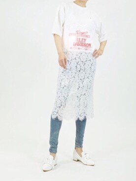 「韓国風コーデ」｜「アイテム（ワンピース/ドレス）」を使った、SCRUMさん（レディース・161cm）の春コーディネート