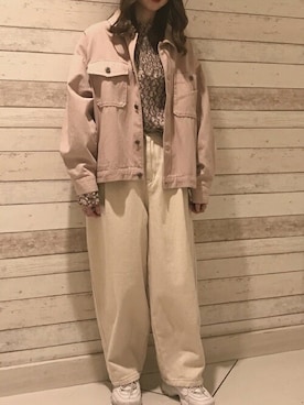 「DOUBLE NAME（ダブルネーム）のアイテム（ブルゾン）」を使った、DOUBLE NAME_officialさん（レディース・158cm）の夏コーディネート