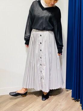 「春ニット」｜DOUBLE NAME_officialさん（レディース・158cm）の夏コーディネート
