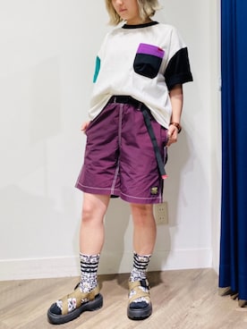 DOUBLE NAME_officialさん（レディース・158cm）の夏コーディネート