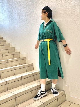 「ショートヘア」｜DOUBLE NAME_officialさん（レディース・158cm）の夏コーディネート