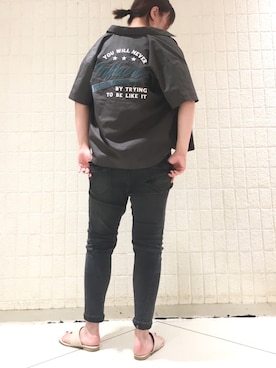 DOUBLE NAME_officialさん（レディース・163cm）の夏コーディネート