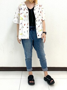DOUBLE NAME_officialさん（レディース・157cm）の夏コーディネート