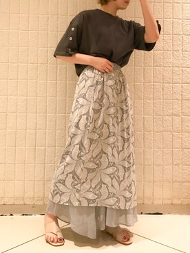 DOUBLE NAME_officialさん（レディース・157cm）の夏コーディネート