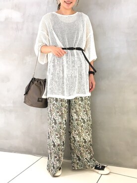 DOUBLE NAME_officialさん（レディース・158cm）の夏コーディネート