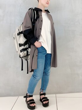 DOUBLE NAME_officialさん（レディース・158cm）の夏コーディネート