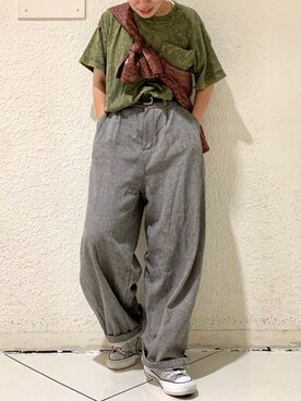 DOUBLE NAME_officialさん（レディース・158cm）の秋コーディネート