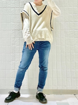 DOUBLE NAME_officialさん（レディース・158cm）の秋コーディネート