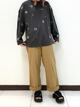 DOUBLE NAME_officialさん（レディース・157cm）の秋コーディネート