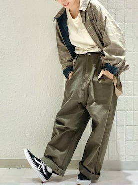 DOUBLE NAME_officialさん（レディース・158cm）の秋コーディネート