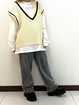 DOUBLE NAME_officialさん（レディース・152cm）の秋コーディネート