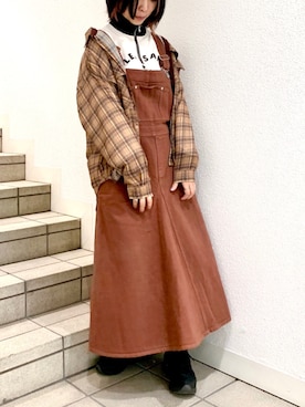 DOUBLE NAME_officialさん（レディース・158cm）の秋コーディネート