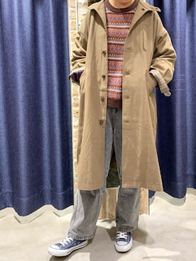 「DOUBLE NAME（ダブルネーム）のアイテム（その他アウター）」を使った、DOUBLE NAME_officialさん（レディース・158cm）の秋コーディネート