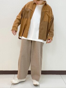 DOUBLE NAME_officialさん（レディース・165cm）の秋コーディネート