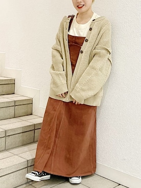 DOUBLE NAME_officialさん(レディース・158cm)の秋コーディネート