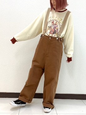 DOUBLE NAME_officialさん（レディース・158cm）の秋コーディネート