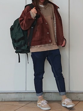 DOUBLE NAME_officialさん（レディース・158cm）の秋コーディネート