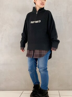 DOUBLE NAME_officialさん（レディース・158cm）の秋コーディネート